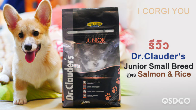 Dr.Clauder’s Junior Small Breed สูตร Salmon & Rice