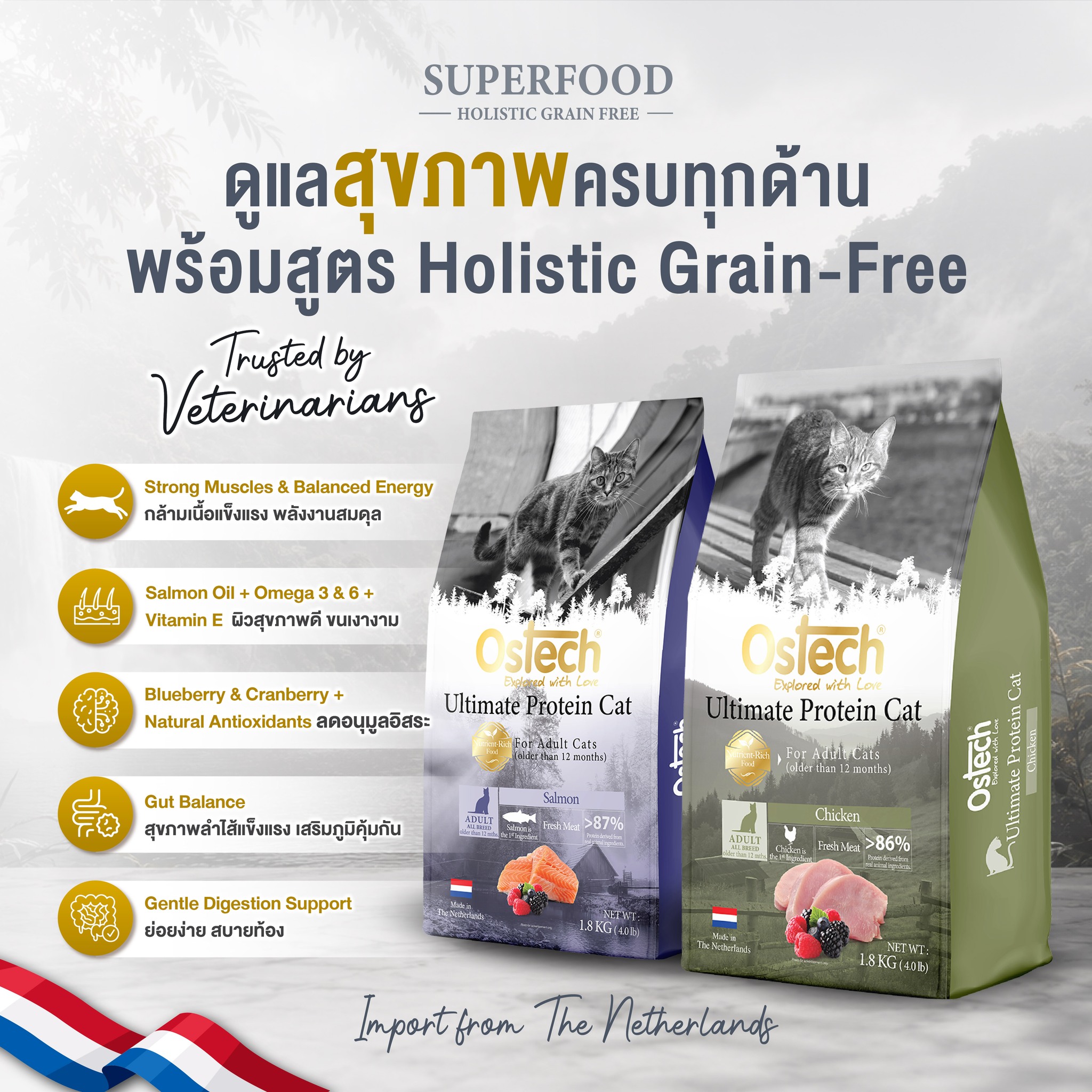อะไรคือความแตกต่างของ SUPERFOOD HOLISTIC GRAIN-FREE? อะไรคือความแตกต่างของ SUPERFOOD HOLISTIC GRAIN-FREE?